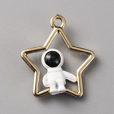 Alloy Enamel Pendants FIND-WH0045-75-1