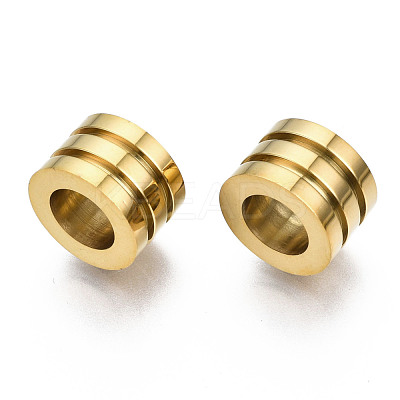 316 Surgical Stainless Steel European Beads STAS-N097-061LG-1