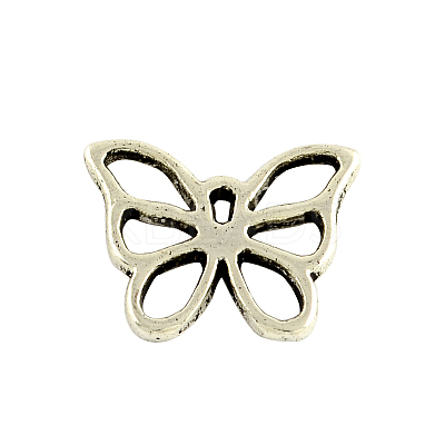 Tibetan Style Alloy Charms TIBEP-A9090-AS-NR-1