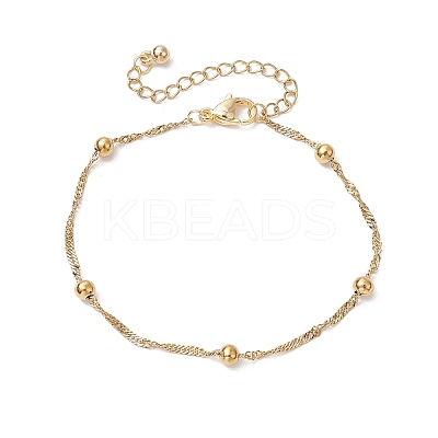 304 Stainless Steel Satellite Chains Bracelets BJEW-JB11505-1