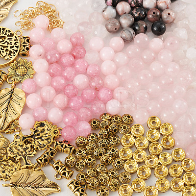 DIY Gemstone Bracelet Making Kit DIY-TA0003-90-1