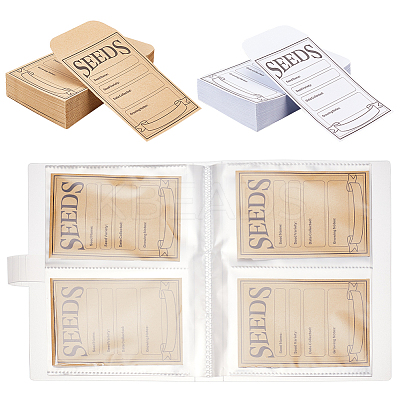 DIY Pocket Seed Storage Organizer Binder Making Kit AJEW-BC0006-63-1