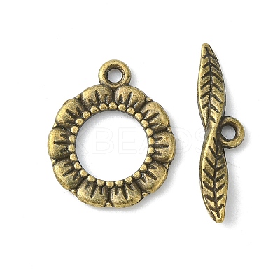 Tibetan Style Toggle Clasps MLF11359Y-NF-1