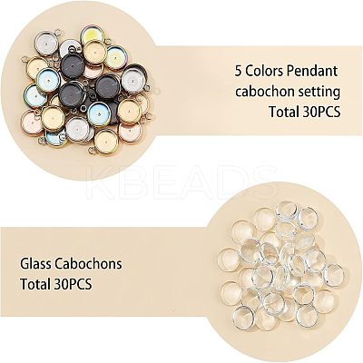 DIY Pendants Making Kits DIY-UN0002-16-1