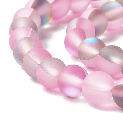 Synthetic Moonstone Beads Strands G-E573-01A-11-1