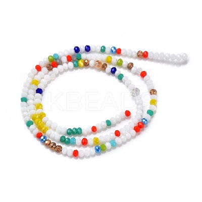 Glass Beads Strands GLAA-F106-B-12-1