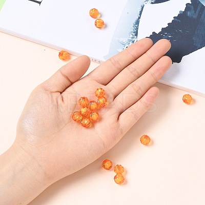 Autumn Theme Transparent Acrylic Beads LS-X-TACR-S089-10mm-11-1