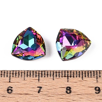 DIY Pointed Back K9 Glass Rhinestone Cabochons RGLA-T071-12mm-001VO-1