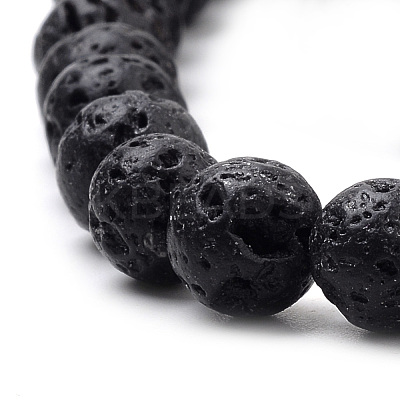 Natural Lava Rock Beads Strands G-S259-11-16mm-1