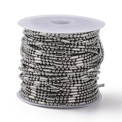 Tarnish Resistant 304 Stainless Steel Ball Chains CHS-K002-12-1