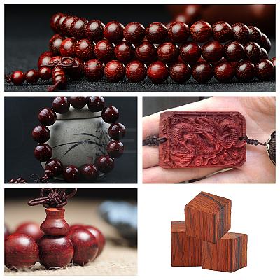 Natural Wood Beads WOOD-WH0107-45A-1