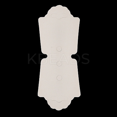 Fold Over Gold Stamping Paper Jewelry Display Cards CDIS-M005-11-1
