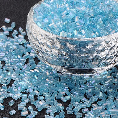 Two Cut Glass Seed Beads CSDB163-1