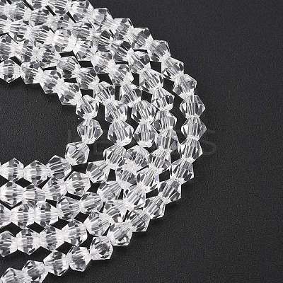 Imitate Austrian Crystal Bicone Glass Beads Strands LS-GLAA-F029-4x4mm-13-1