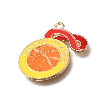 Alloy with Enamel Pendants AL-CBA9E11-02KCG-04-1