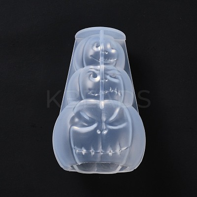 DIY Halloween 3 Pumpkin Jack-O'-Lantern Candle Silicone Molds DIY-F110-05-1