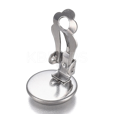 Tarnish Resistant 304 Stainless Steel Clip-on Earring Setting STAS-I166-33P-1