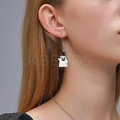 20Pcs 10 Styles Halloween Theme Opaque Resin Pendants RESI-YW0001-86-1