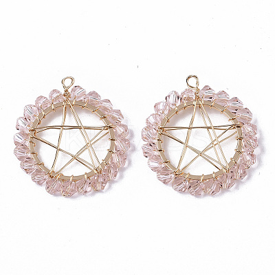 Glass Pendants KK-S354-004A-NF-1