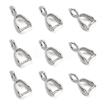 Grade AA Brass Ice Pick Pinch Bails for Pendant Making X-KK-M008-b-07P-NR-1