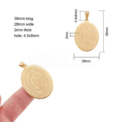 304 Stainless Steel Pendants STAS-CJ0004-05-1