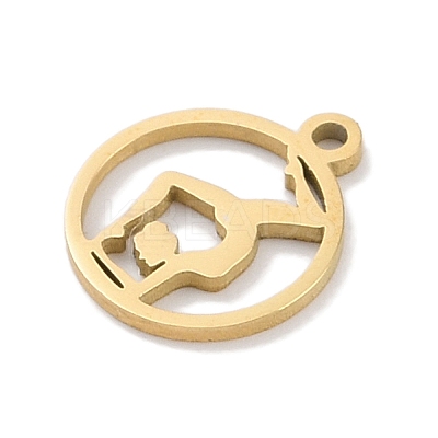 304 Stainless Steel Charms STAS-K286-01L-G-1