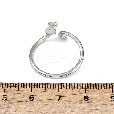 304 Stainless Steel Cuff Rings RJEW-P153-04G-1