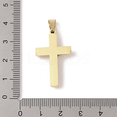 PVD Vacuum Plating 304 Stainless Steel Pendants STAS-M068-09G-1