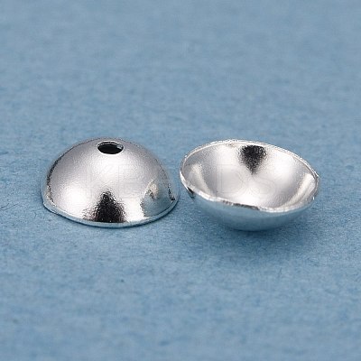 201 Stainless Steel Bead Caps STAS-F040-20A-S-1