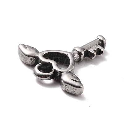 Non-Tarnish 304 Stainless Steel Pendants STAS-B024-38P-1