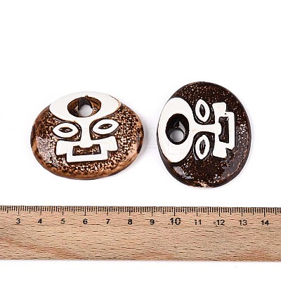 Handmade Porcelain Big Pendants PORC-T133-49-1
