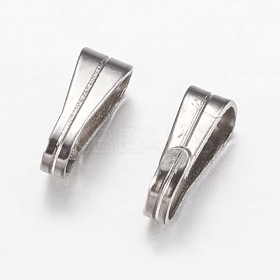 Tarnish Resistant 304 Stainless Steel Snap On Bails LS-STAS-I097-046P-1