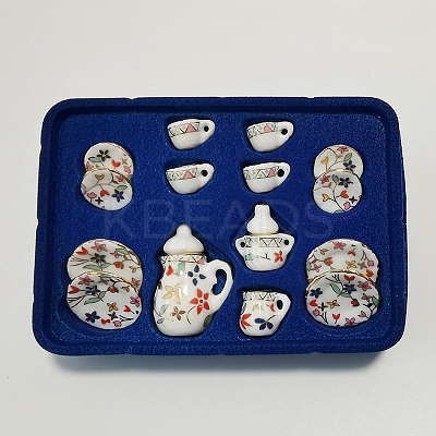Mini Ceramic Tea Sets BOTT-PW0002-122B-1