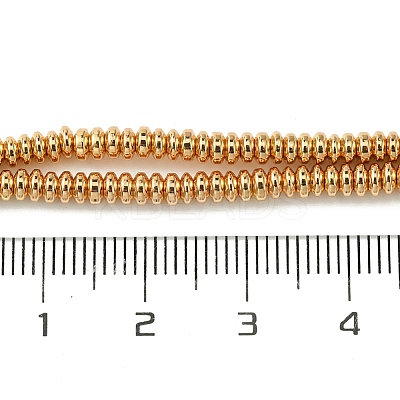 Electroplated Synthetic Non-Magnetic Hematite Beads Strands G-H020-J01-03-1