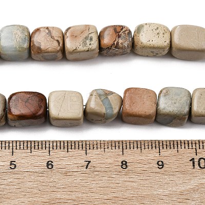 Natural Shoushan Stone Beads Strands G-B155-D09-1
