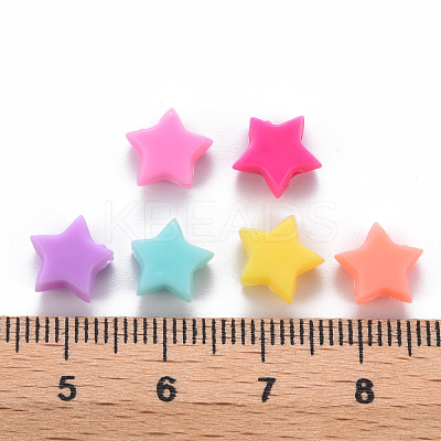 Opaque Acrylic Beads X-MACR-S373-29A-1