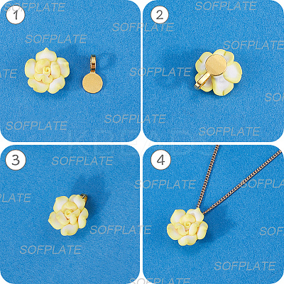120Pcs Alloy Glue On Flat Pad Pendant Bails FIND-SP0001-88G-1