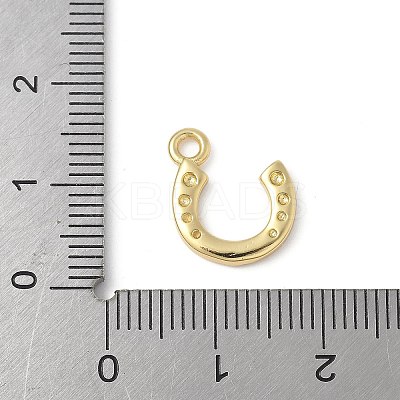 U-Shaped Brass Pendants KK-Q091-06G-1