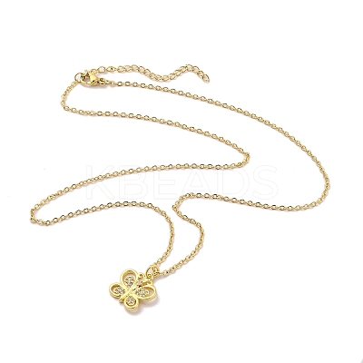 304 Stainless Steel Pendant Necklaces NJEW-U002-25G-04-1
