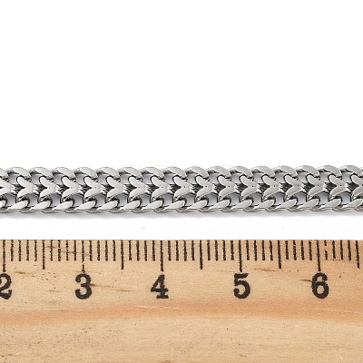 304 Stainless Steel Chains Bracelets BJEW-U017-02P-1
