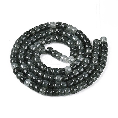Baking Paint Crackle Glass Beads Strands DGLA-N019-02A-09-1