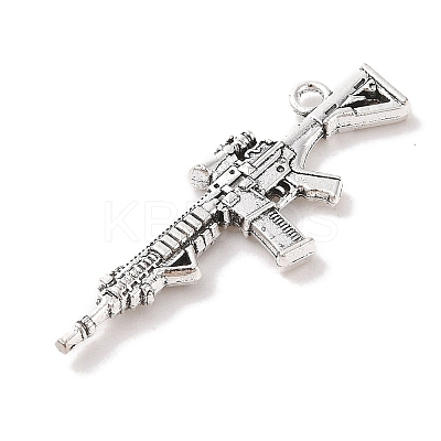 Tibetan Style Alloy Submachine Pendants LS-TIBEP-Q043-135-RS-1