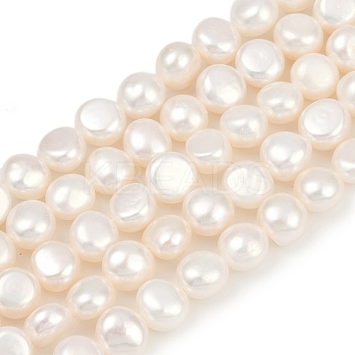 Natural Cultured Freshwater Pearl Beads Strands PEAR-P064-20B-07A-01-1