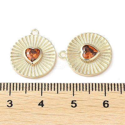 Real 18K Gold Plated Brass Pendants KK-F862-02G-02-1