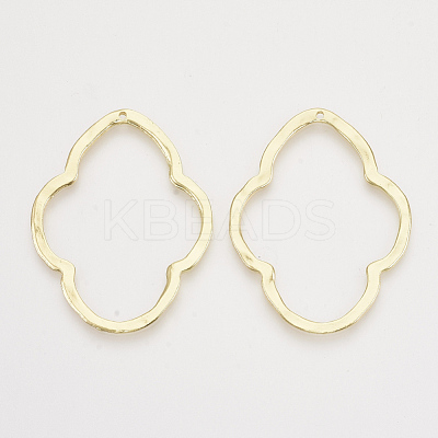 Alloy Open Back Bezel Pendants PALLOY-S121-192-1