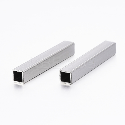 Tarnish Resistant 304 Stainless Steel Tube Beads STAS-K154-79P-1