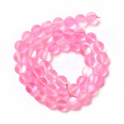 Synthetic Moonstone Beads Strands G-E573-01B-25-1