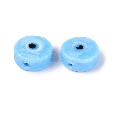 Handmade Evil Eye Lampwork Beads LAMP-N040-01C-1