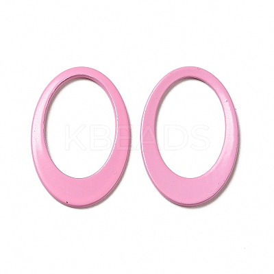 Spray Painted 201 Stainless Steel Linking Rings STAS-G304-05B-1