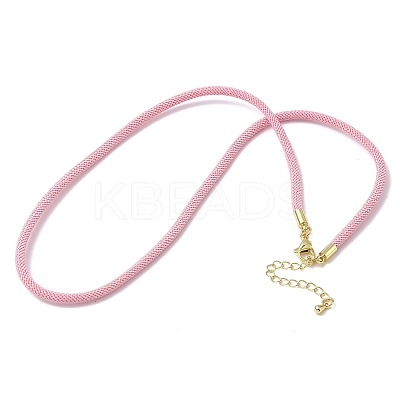 3MM Nylon Milan Cord Necklace Making NJEW-H084-01G-36-1